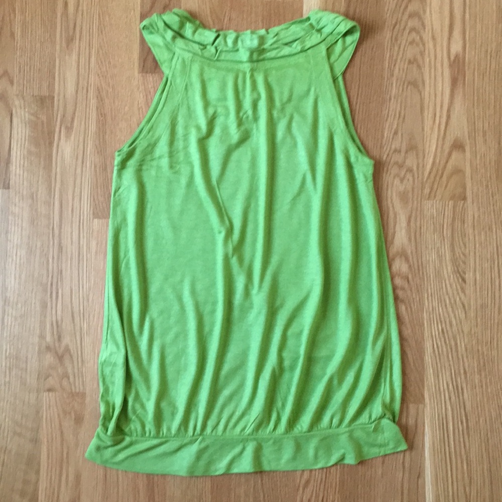 Banana Republic Green Sleeveless Top Size Small Petite - Picture 4 of 7